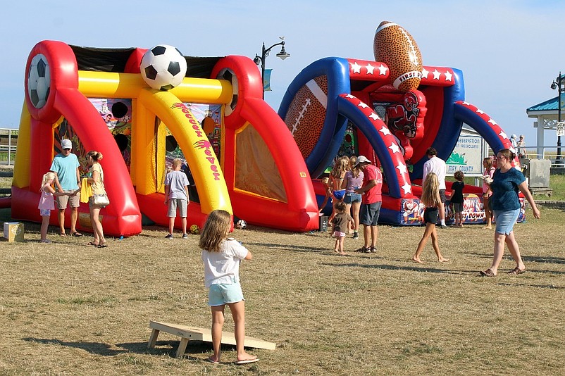 Families enjoy free magic shows and many other activities at Carnival by the Sea in 2022. (Photo courtesy of Sea Isle City)