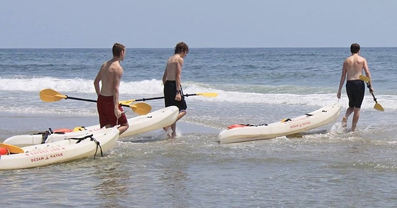 Teenagers 14 to 17 years old can learn a variety of rescue techniques during the Sea Isle City Beach Patrol’s Junior Lifeguard Program. (Photo courtesy of Sea Isle City)