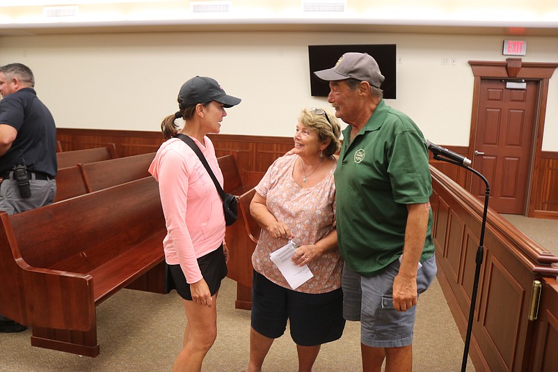 From left, Sea Isle residents Donna Bradley, Mariann Ragucci Albin and Carmine Ragucci are urging city officials to consider even more measures to deal with rowdy teens.