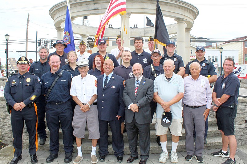 Sea Isle City officials and first responders participate in the 2022 Patriot Day Ceremony. (Photo courtesy of Sea Isle City)