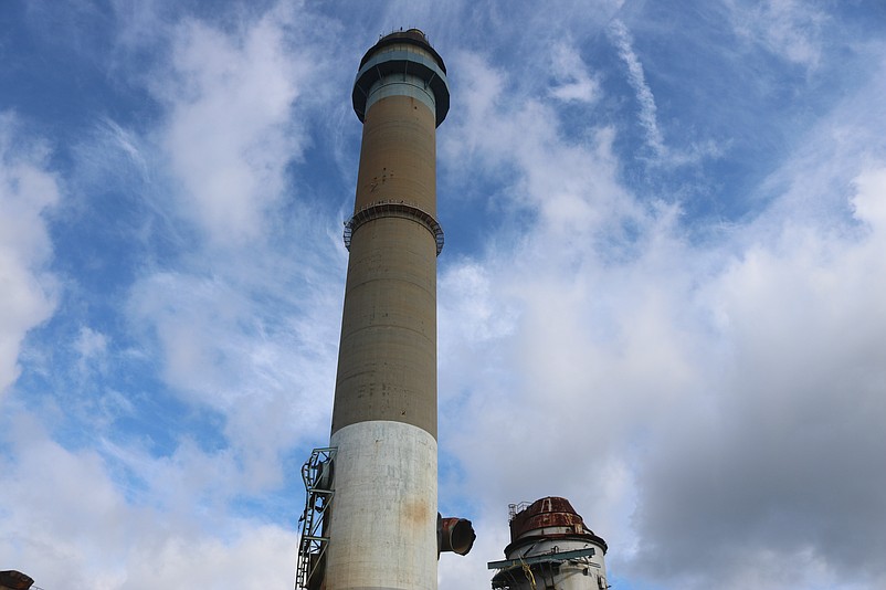 The towering smokestack has been a part of the Jersey Shore's landscape since the 1980s.