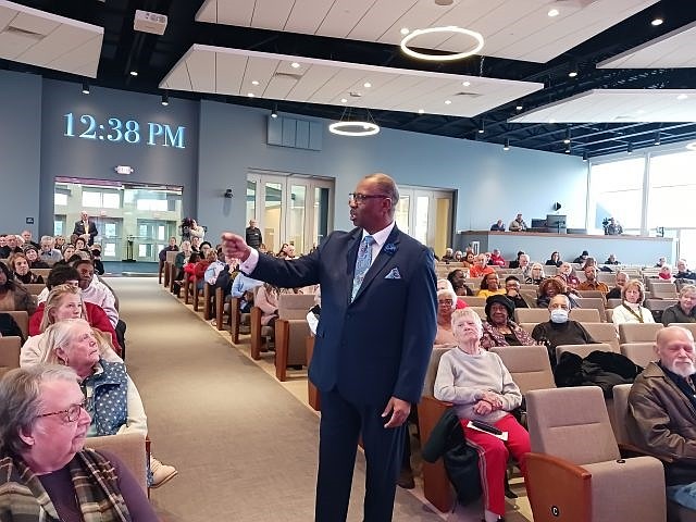 Rev. Gregory Johnson delivers a powerful rendition of the famous Dr. King speech, "I Have a Dream."