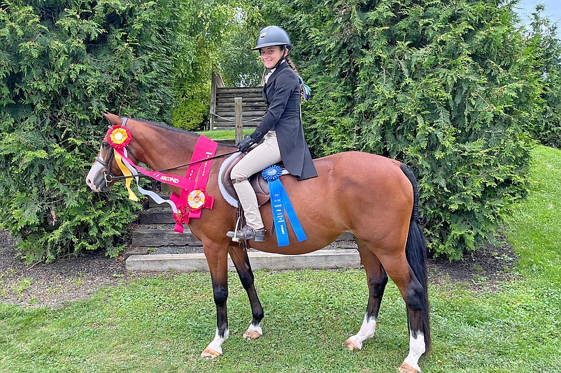 Regan Capone and her horse Tia Maria (Photo courtesy of the Capone family)