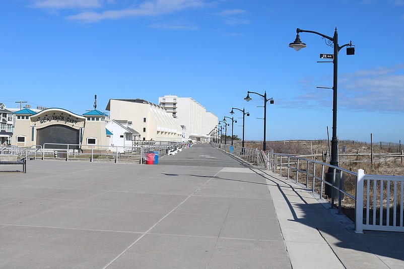 Although quiet during the winter, the Promenade bustles with summer crowds.