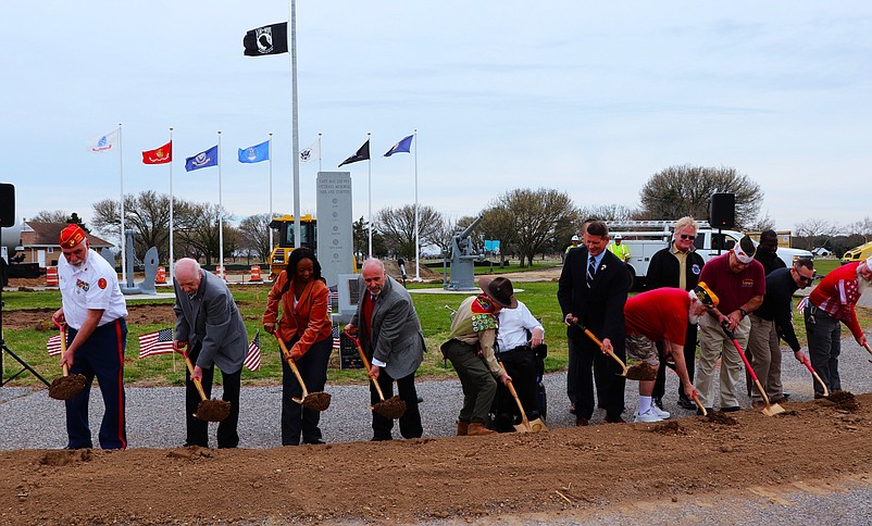 The ceremonial groundbreaking marks the first phase of a nearly $1.7 million project. (Photos courtesy of Cape May County)