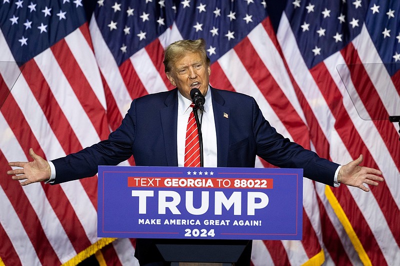 Republican Presidential Candidate Donald Trump, shown here during a rally in Georgia in March, is coming to Wildwood. (Photo courtesy of Bloomberg)