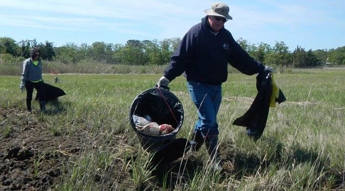 Plastic bags is one of the top pieces of debris found by environmental groups. (Courtesy Patcong Creek Foundation) 