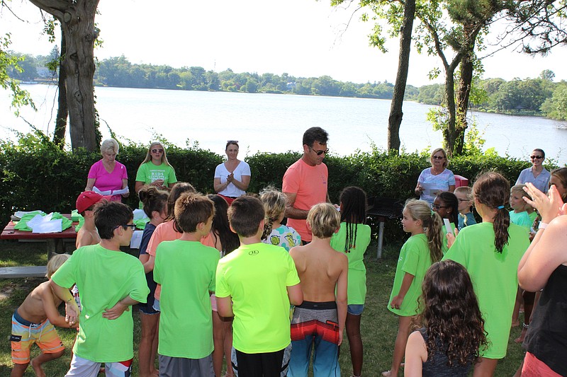 Kids join to swim for health and raise money for the Auxiliary of Shore Medical Center.  (Courtesy Shore Medical Center)