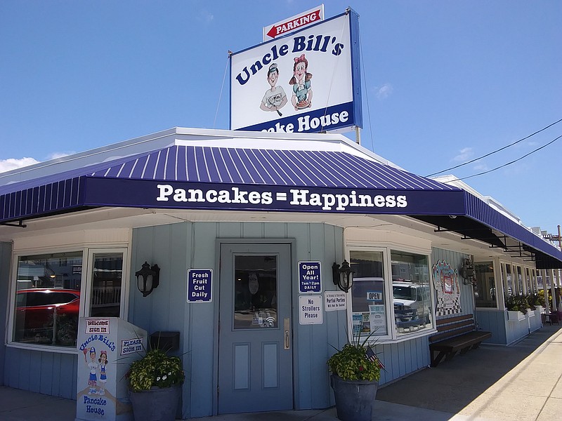 Uncle Bill's Pancake House at 21St Street in Ocean City is open year-round.