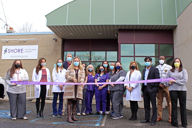 Shore Physicians Group cut the ribbon on its new Endocrinology practice. (Photo courtesy of Shore Physician's Group)