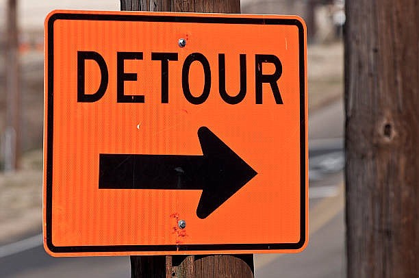 The detour will be in place for milling and paving work. (Photo credit: iStock)
