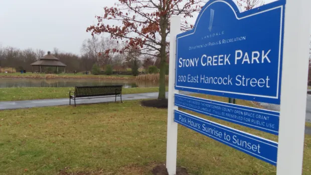 Stony Creek Park in Lansdale, as seen in Jan. 2024. (Dan Sokil - MediaNews Group)