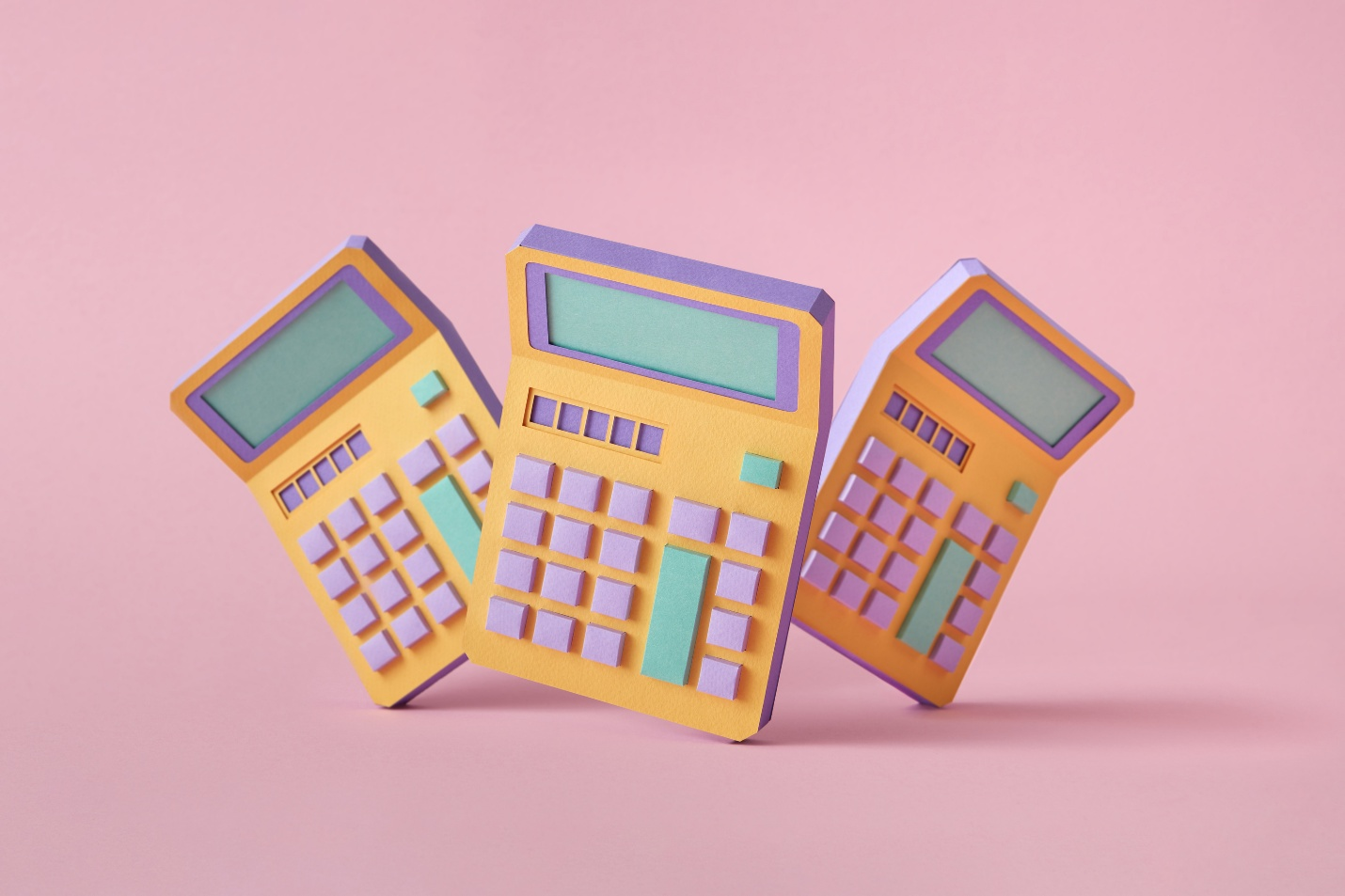Old calculators illustration