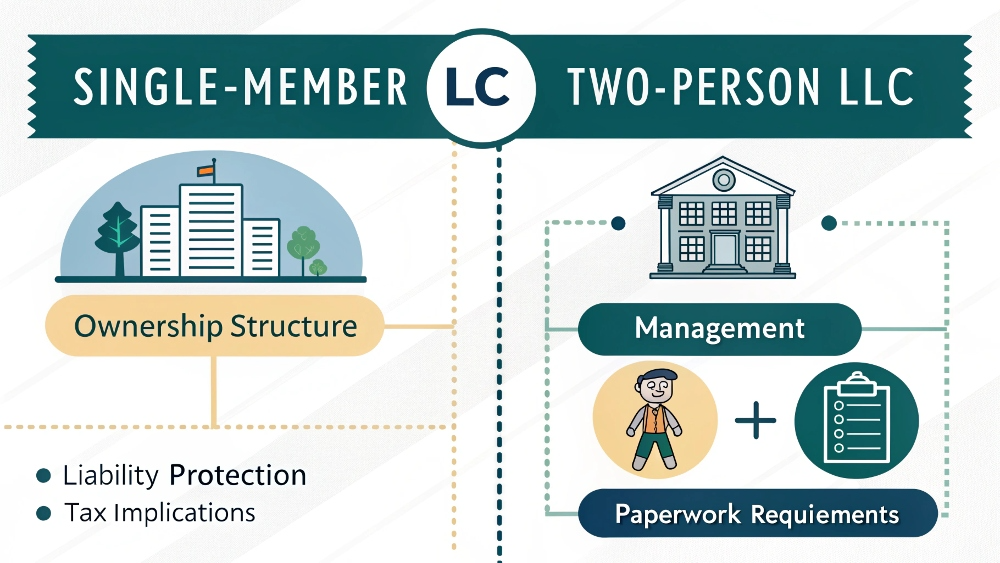 Differences Between Single-Member and Two-Person LLCs
