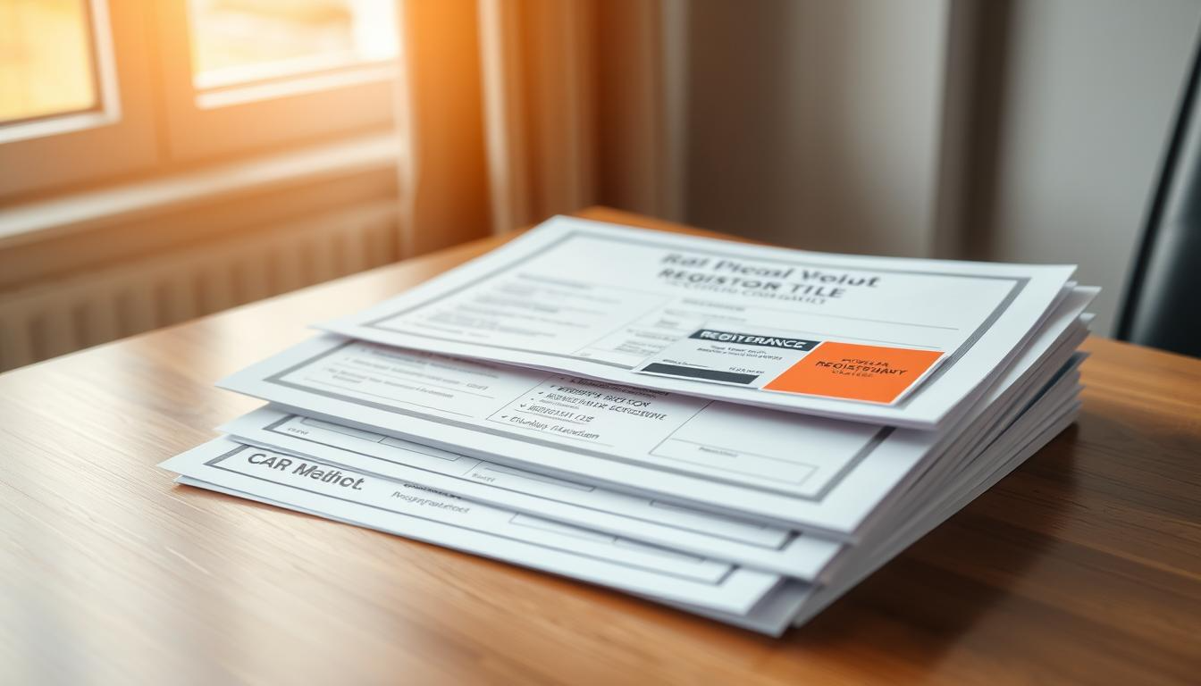 vehicle registration documents for car pawning