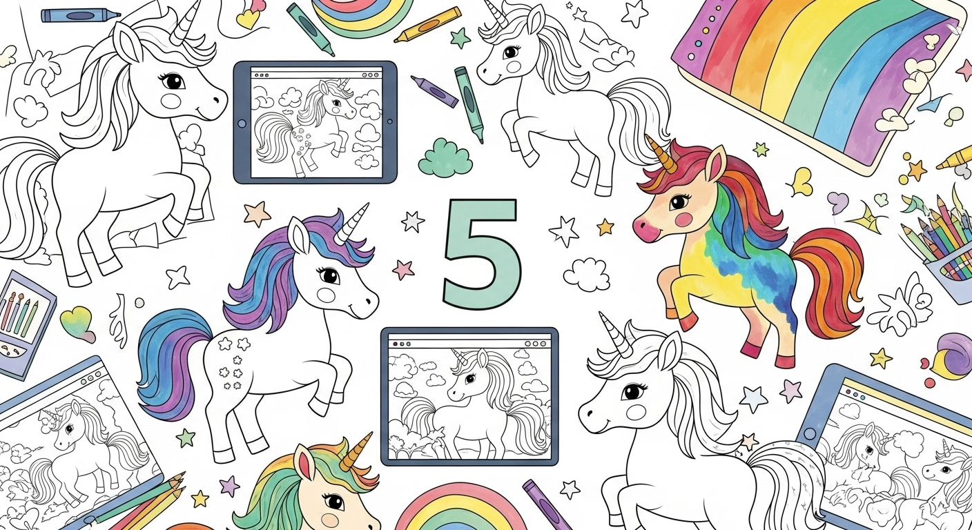 5 Best Free Unicorn Coloring Pages Websites: A Complete Guide for 2025 ...