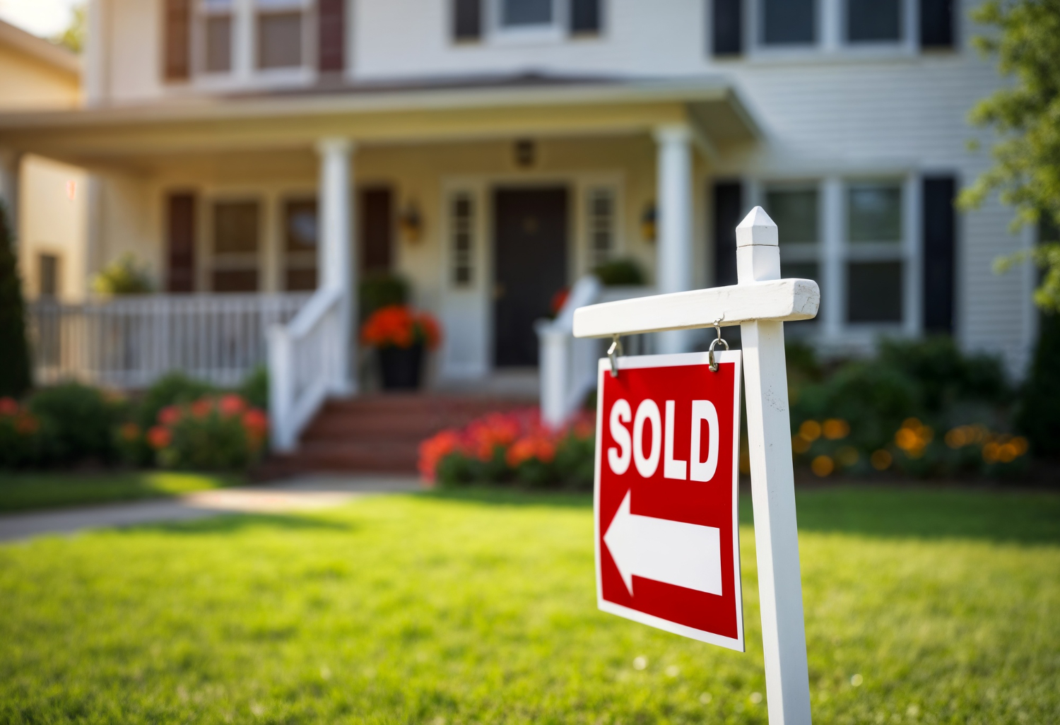 A sign in front of a house

AI-generated content may be incorrect.