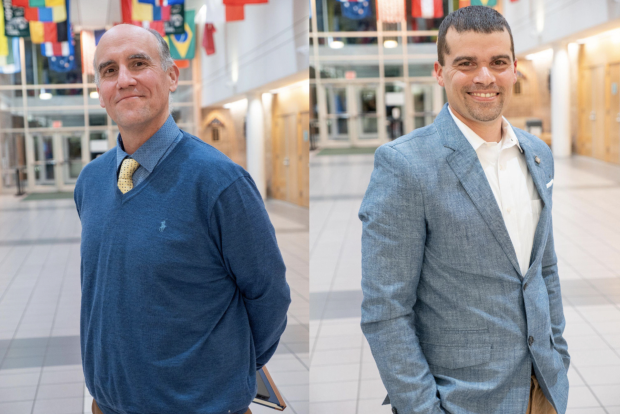Dan Lezoche (left) will serve as Director of Technology, while Ken Ehrmann (right) will serve as principal of West Rockhill Elementary School. (Courtesy of David Thomas)
