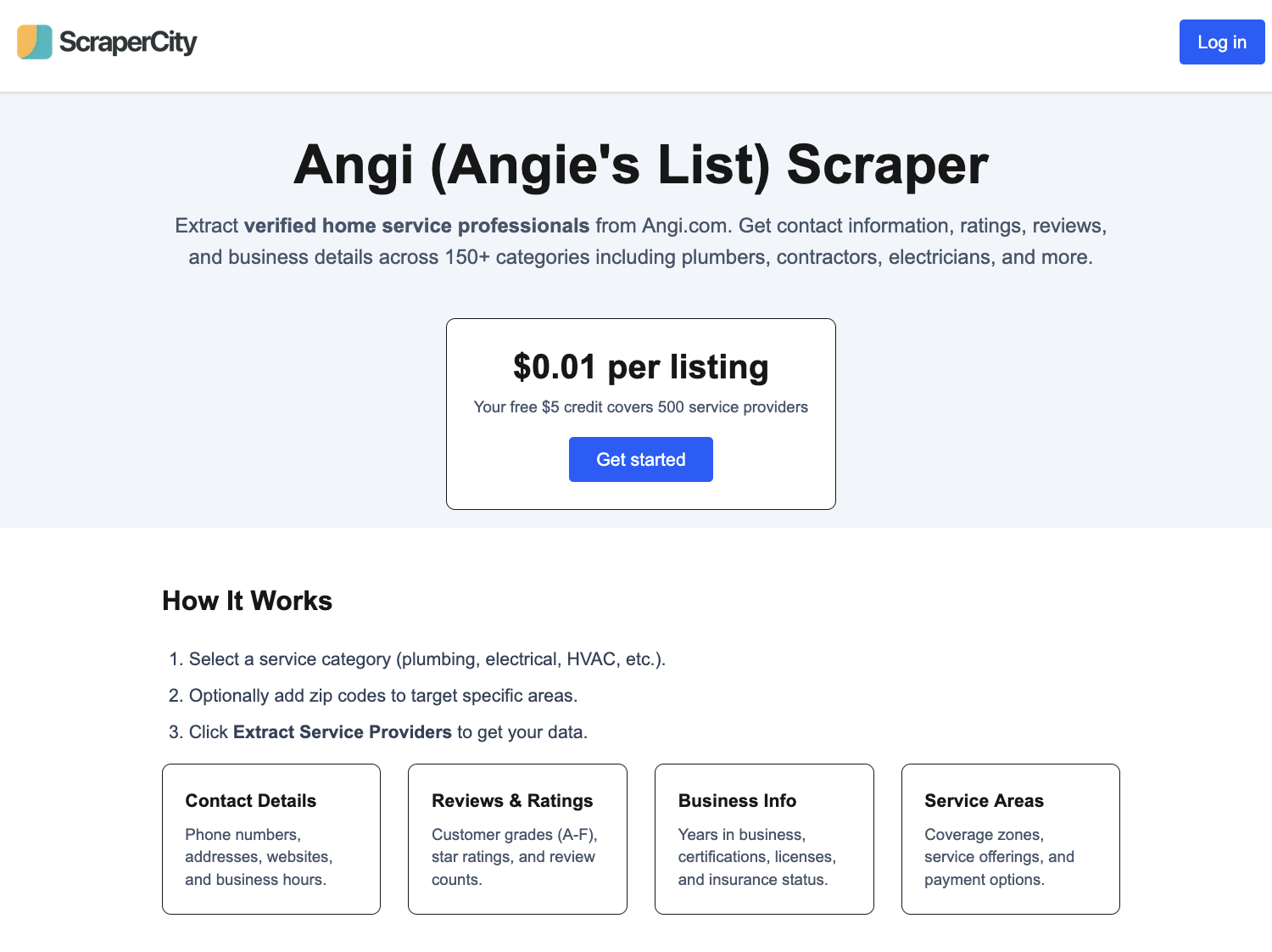 angi scraper