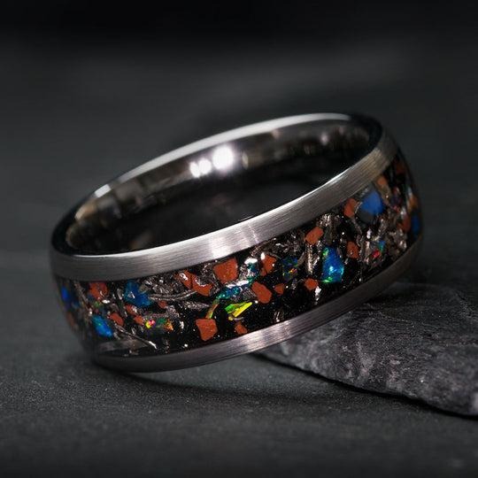 mens opal ring