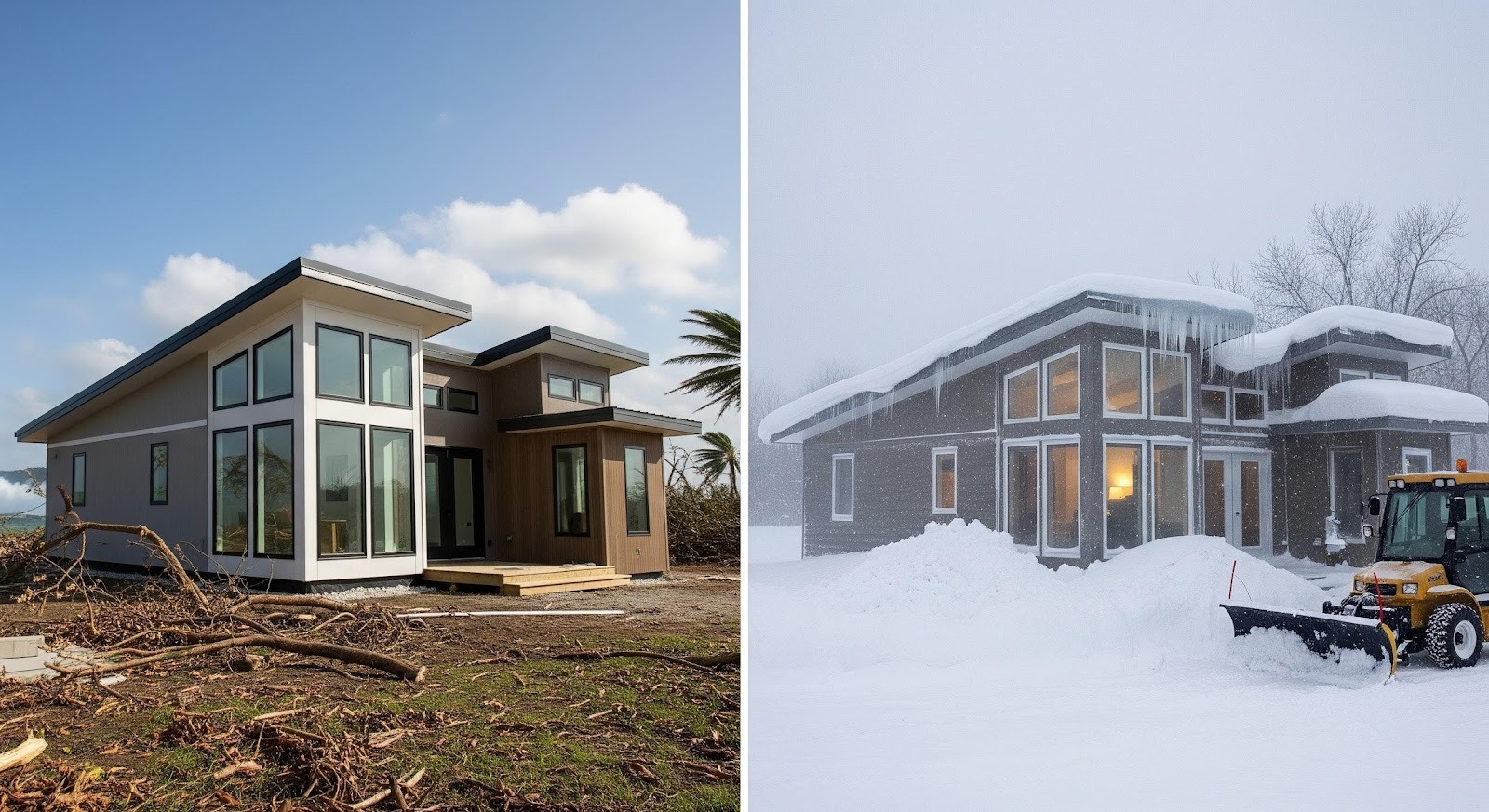 Prefabricated House Stand Up to Severe Weather