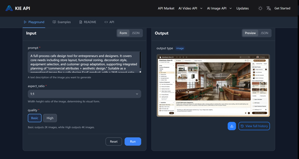 Seedream 4.5 API on Kie