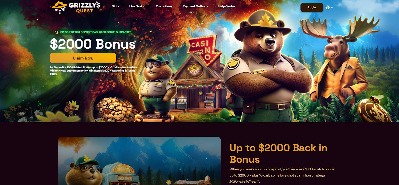 Grizzly’s Quest Casino for Canadian players