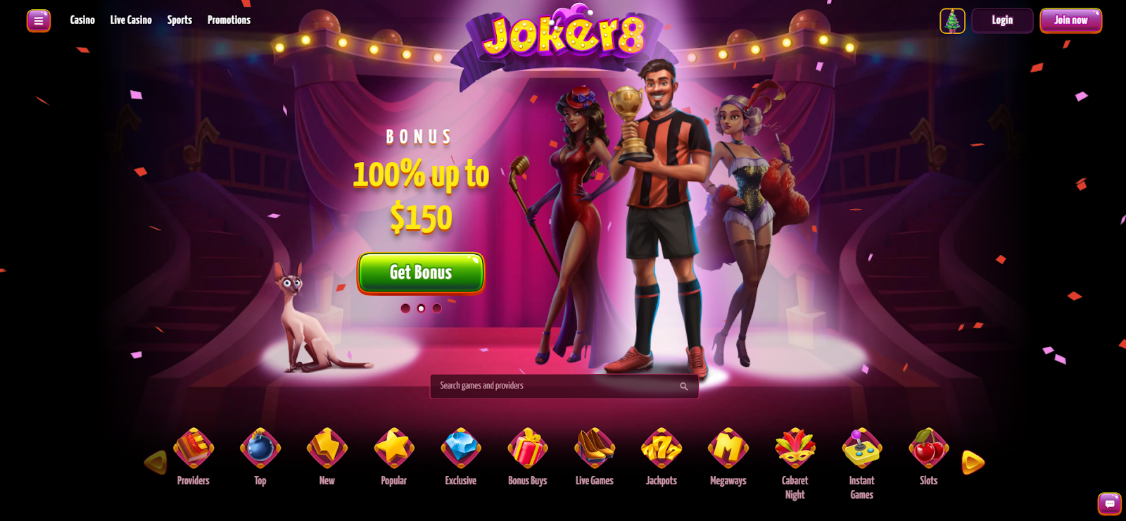Joker 8 Casino for players in Canada