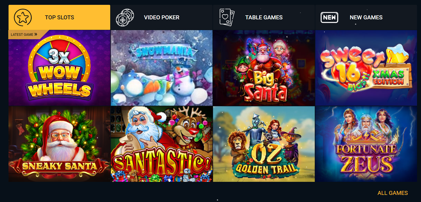 Popular games at Brango Casino