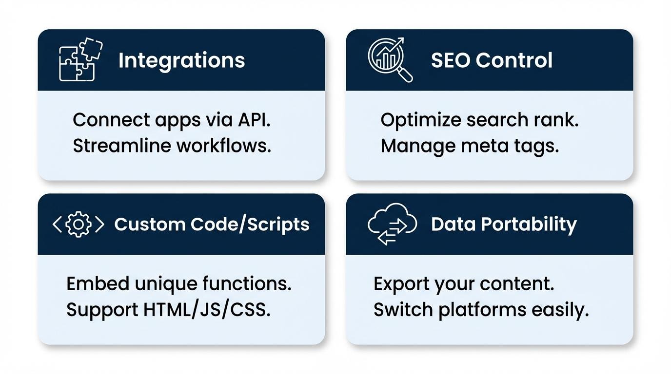 Image 2 (core breakdown): “Flexibility” broken into 4 boxes SMEs actually feel day-to-day.