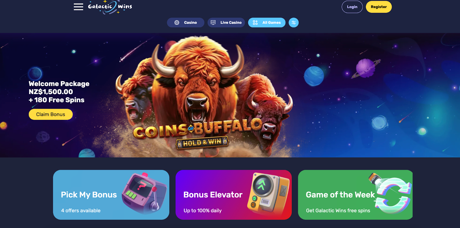 Galactic Wins Casino