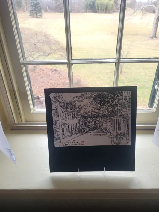 Like Pearl S. Buck, Shutian Cao calls China and Bucks County home, drawing on both places for inspiration. (Courtesy of Mary Hall)