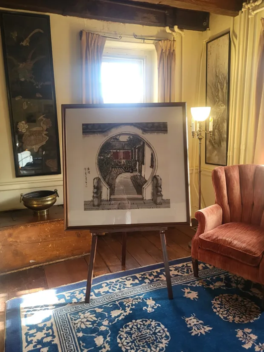 Guests can enjoy paintings and ink drawings of both local and Chinese landscapes. (Courtesy of Mary Hall)