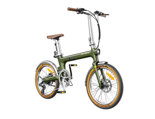 A green bicycle with orange wheels

AI-generated content may be incorrect.