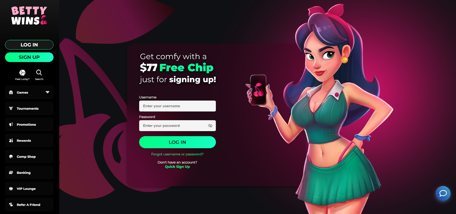 Betty Wins Real Money Casino