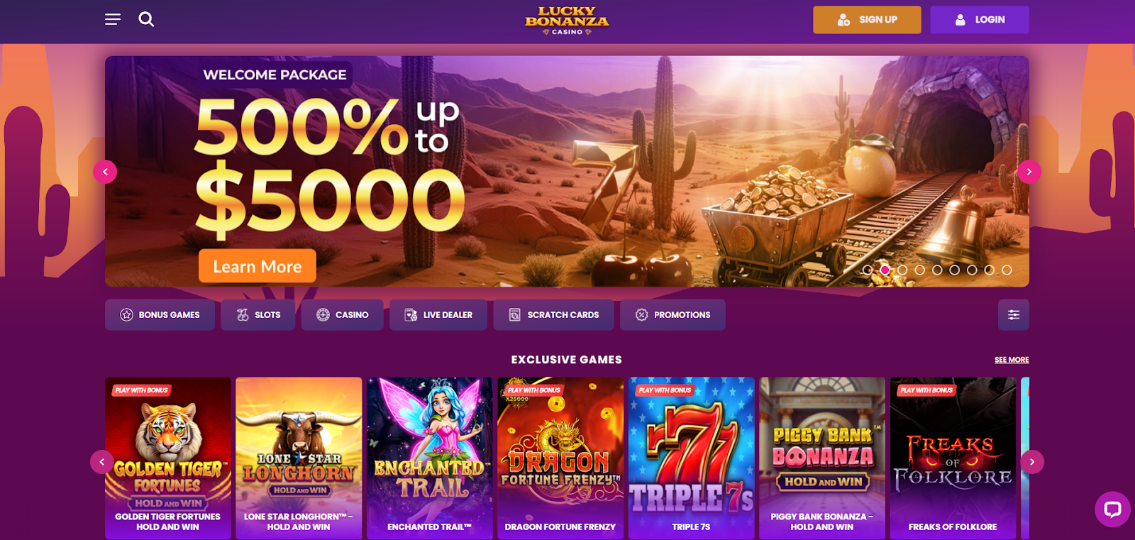 Lucky Bonanza available for the US players