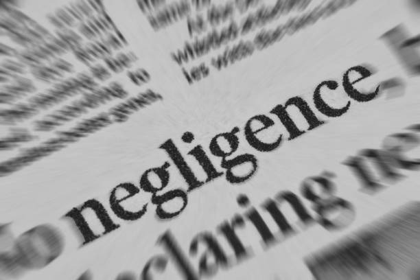 Negligence news in newspaper in black letters Negligence news in newspaper in black letters Negligence stock pictures, royalty-free photos & images