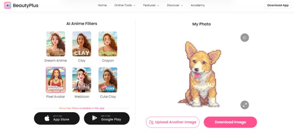 BeautyPlus Photo to Anime Converter